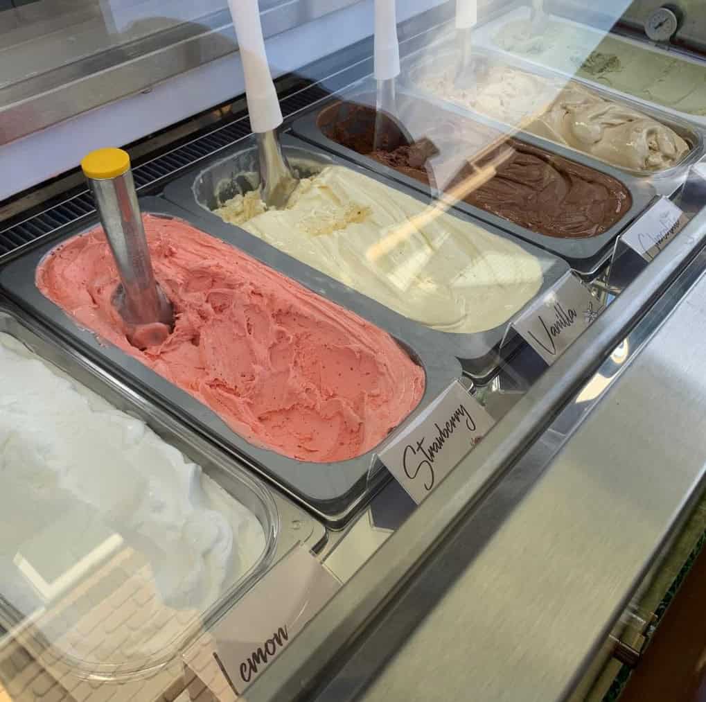 gelato cart at 6th birthday celebration