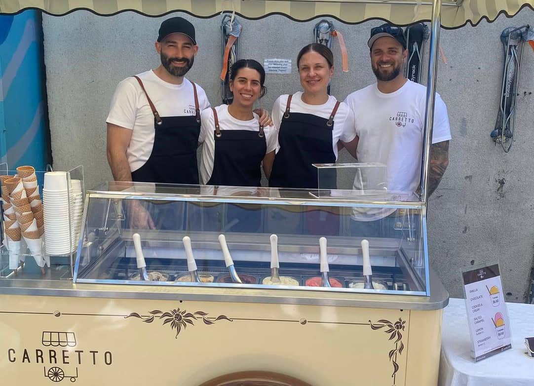 Carretto team at Inner North Brewery, Brunswick