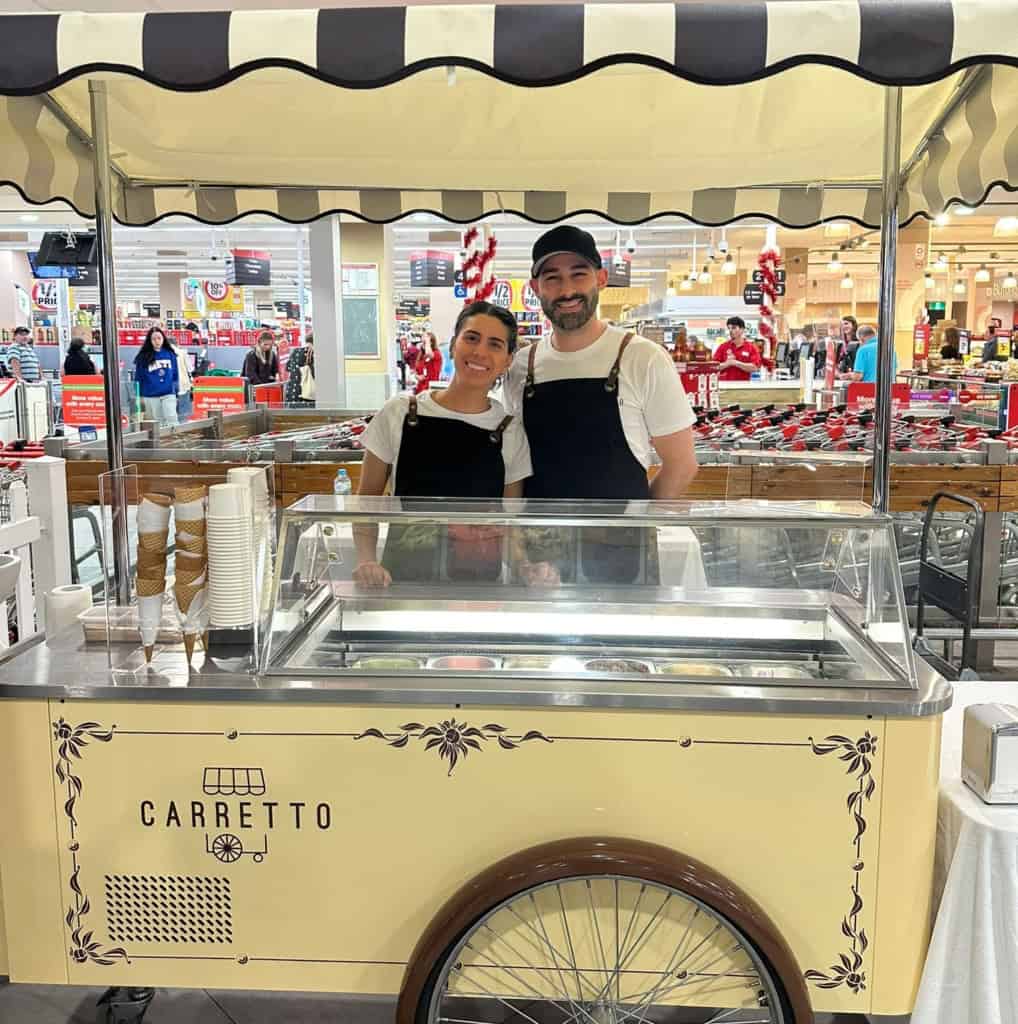 gelato cart greensborough plaza
