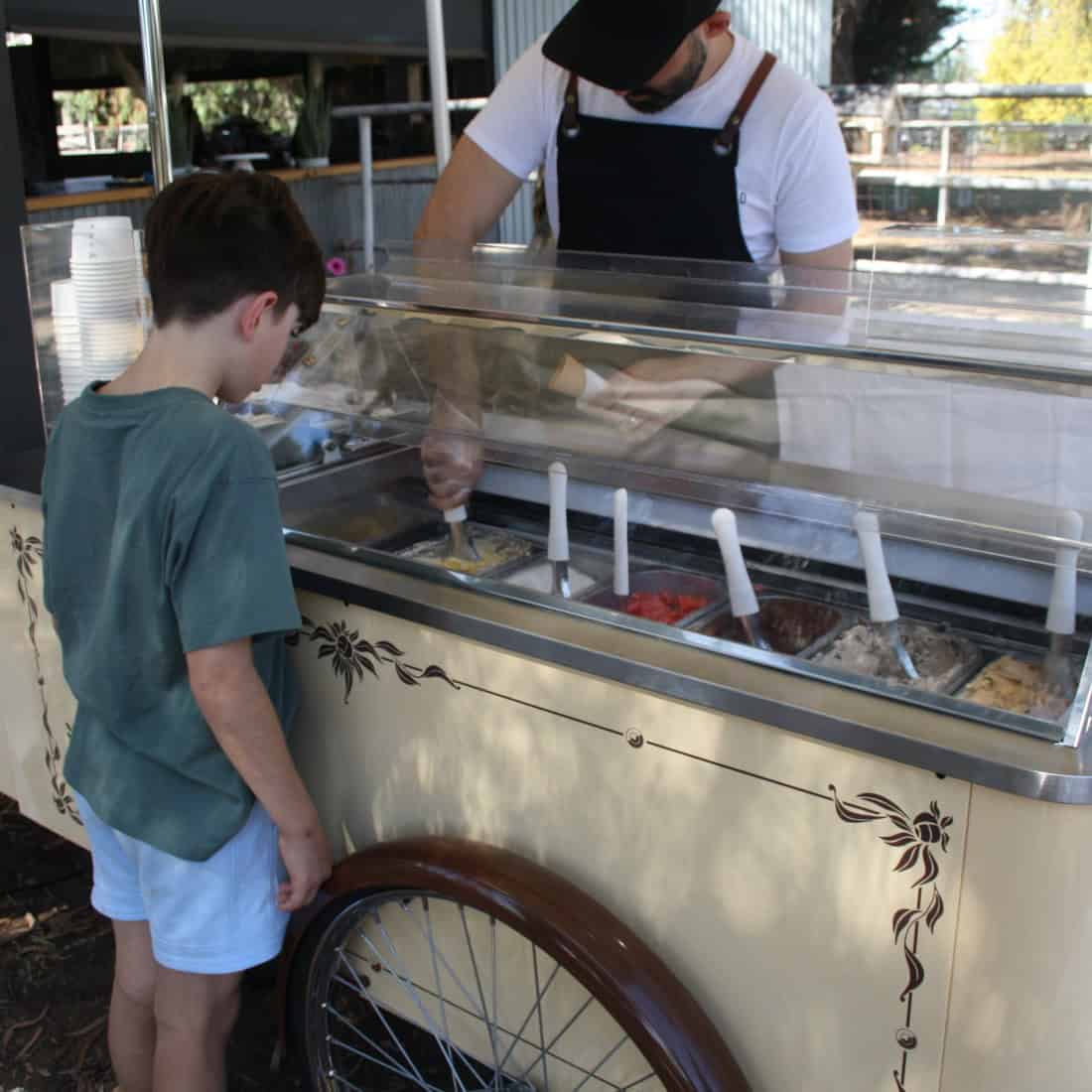 Gelato for children at Arundel Family Day in Keilor